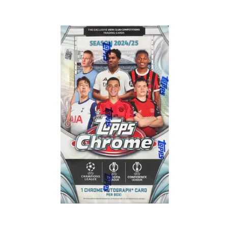 2024/25 Topps Chrome UEFA Club Competitions Soccer Hobby